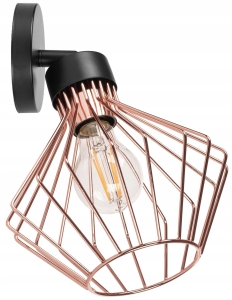 Lampa ścienna APP534 kinkiet złoty róż