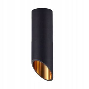 Lampa sufitowa APP571 czarna tuba punktowa 20