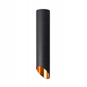 Lampa sufitowa APP572 czarna tuba punktowa 30