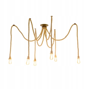 Lampa sufitowa APP680 lina pająk