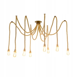 Lampa sufitowa APP681 lina pająk
