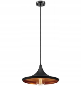 Lampa sufitowa APP081 COSTA C czarna złota