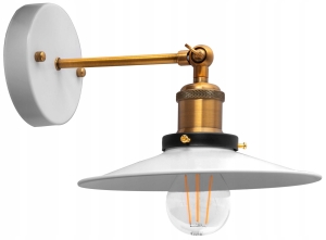 Lampa ścienna APP197 PORTO kinkiet biały