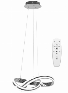 Lampa sufitowa APP819 LED srebrna