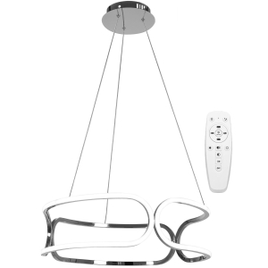 Lampa sufitowa APP792 LED srebrna