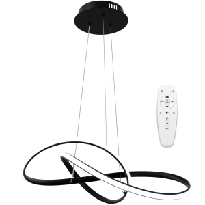 Lampa sufitowa APP395 LED czarna
