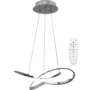 Lampa sufitowa APP389 LED srebrna