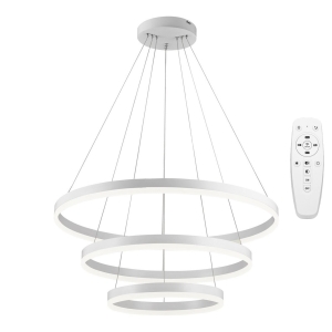 Lampa sufitowa APP657 LED RING 20-40-60 biała