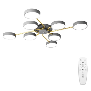 Lampa sufitowa APP532 LED plafon szary