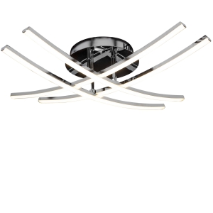 Lampa sufitowa APP398 LED plafon srebrny