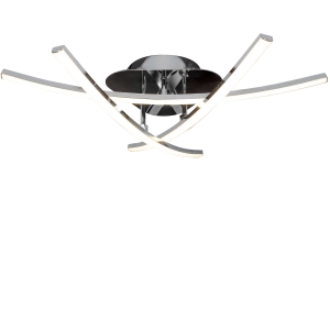 Lampa sufitowa APP397 LED plafon srebrny