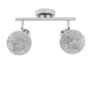 Lampa sufitowa APP671 plafon srebrny