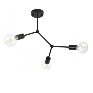 Lampa sufitowa APP736 czarna
