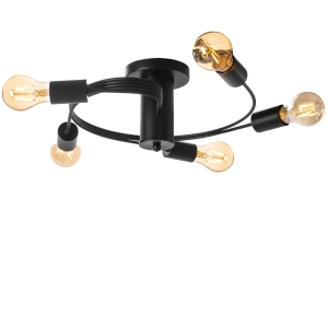 Lampa sufitowa APP741 plafon czarny