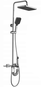 Zestaw prysznicowy HELIX chrom