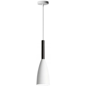 Lampa sufitowa APP151 LETIZ biała metal + drewno