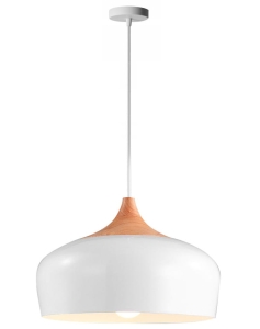 Lampa sufitowa APP183 BARI biała metalowa