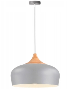 Lampa sufitowa APP182 BARI szara metalowa