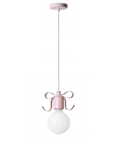 Lampa sufitowa APP189 NARNI różowa wstążka