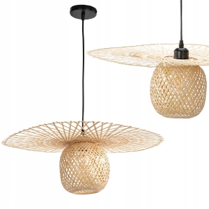 Lampa sufitowa APP881 naturalna bambus boho