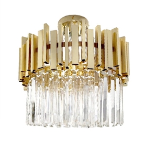 Lampa sufitowa APP601 złota żyrandol kryształowy