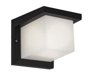 Lampa elewacyjna RSL014 czarna ścienna kinkiet zewnętrzny
