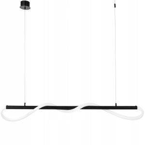 Lampa sufitowa APP853 LED LONG czarna żyrandol