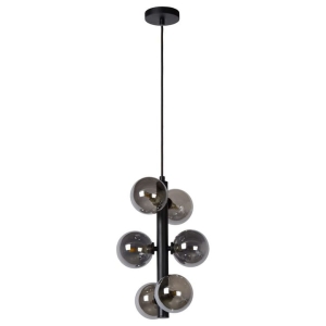 Lampa APP1163 czarna sufitowa szklane kule 6