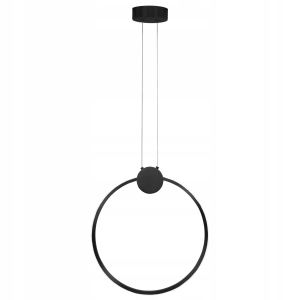 Lampa APP1395 LED czarna sufitowa wisząca koło 40