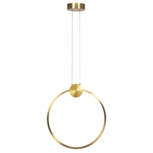 Lampa APP1397 LED złoty mat sufitowa wisząca koło 40