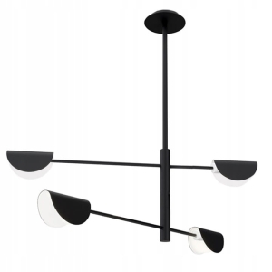 Lampa APP1260 sufitowa czarna żyrandol loft 4