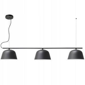 Lampa APP1478 czarna sufitowa żyrandol nad stół