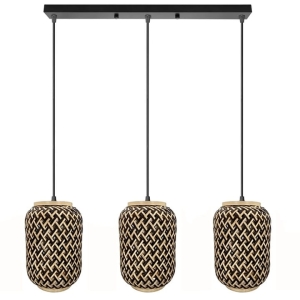 Lampa APP1425 naturalna pleciona bambusowa boho