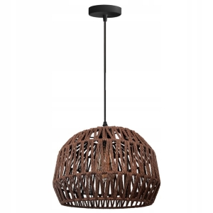 Lampa wisząca APP1292 brązowa naturalna jutowa boho