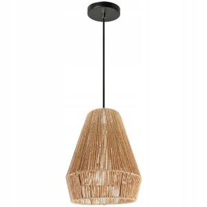 Lampa wisząca APP1310 beżowa naturalna jutowa boho