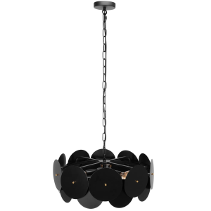 Lampa APP1307 czarna wisząca metalowa żyrandol