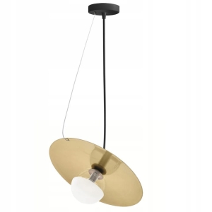 Lampa wisząca APP1417 czarny złoty sufitowa metalowa