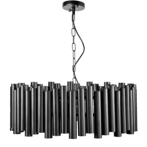 Lampa sufitowa APP1306 czarny mat wisząca żyrandol
