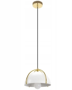 Lampa APP1216 biało złota sufitowa wisząca metalowa