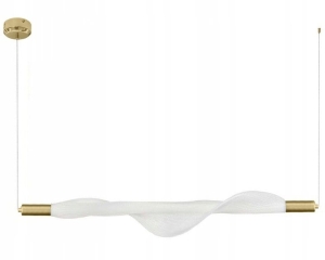 Lampa APP1445 złota biała LED wisząca sufitowa