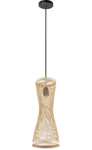 Lampa APP1637 naturalna pleciona bambusowa boho