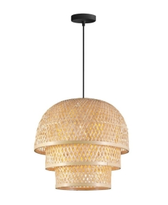 Lampa APP1629 naturalna pleciona bambusowa boho