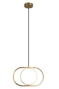 Lampa APP1555 LED złota metalowa sufitowa obrotowa