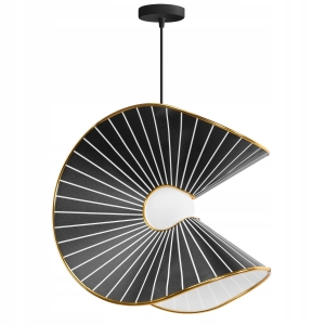 Lampa APP1500 czarna sufitowa wisząca metalowa