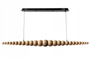 Lampa sufitowa APP1501 LED naturalna drewniana żyrandol