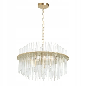 Lampa wisząca APP1653 złota sufitowa kryształowa żyrandol