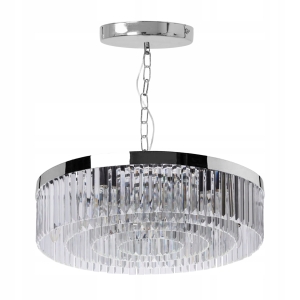 Lampa wisząca APP1532 chrom sufitowa kryształowa żyrandol