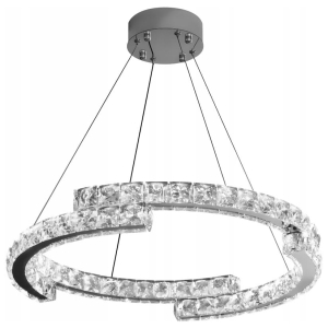 Lampa APP1556 LED chrom kryształowa sufitowa żyrandol