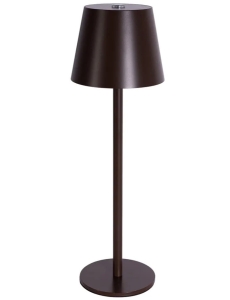 Lampka APP1366 brązowa mat LED nocna stojąca biurko stołowa