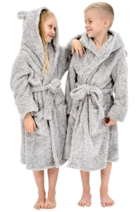 Szlafrok dziecięcy KIGURUMI miś szary